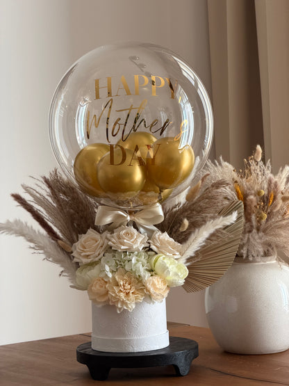 Personalised Luxury Dried Flowers Balloon Gift Box