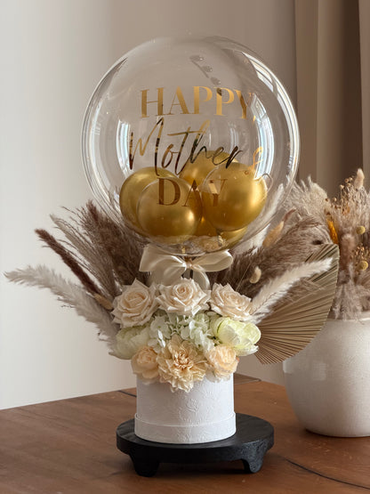 Personalised Luxury Dried Flowers Balloon Gift Box