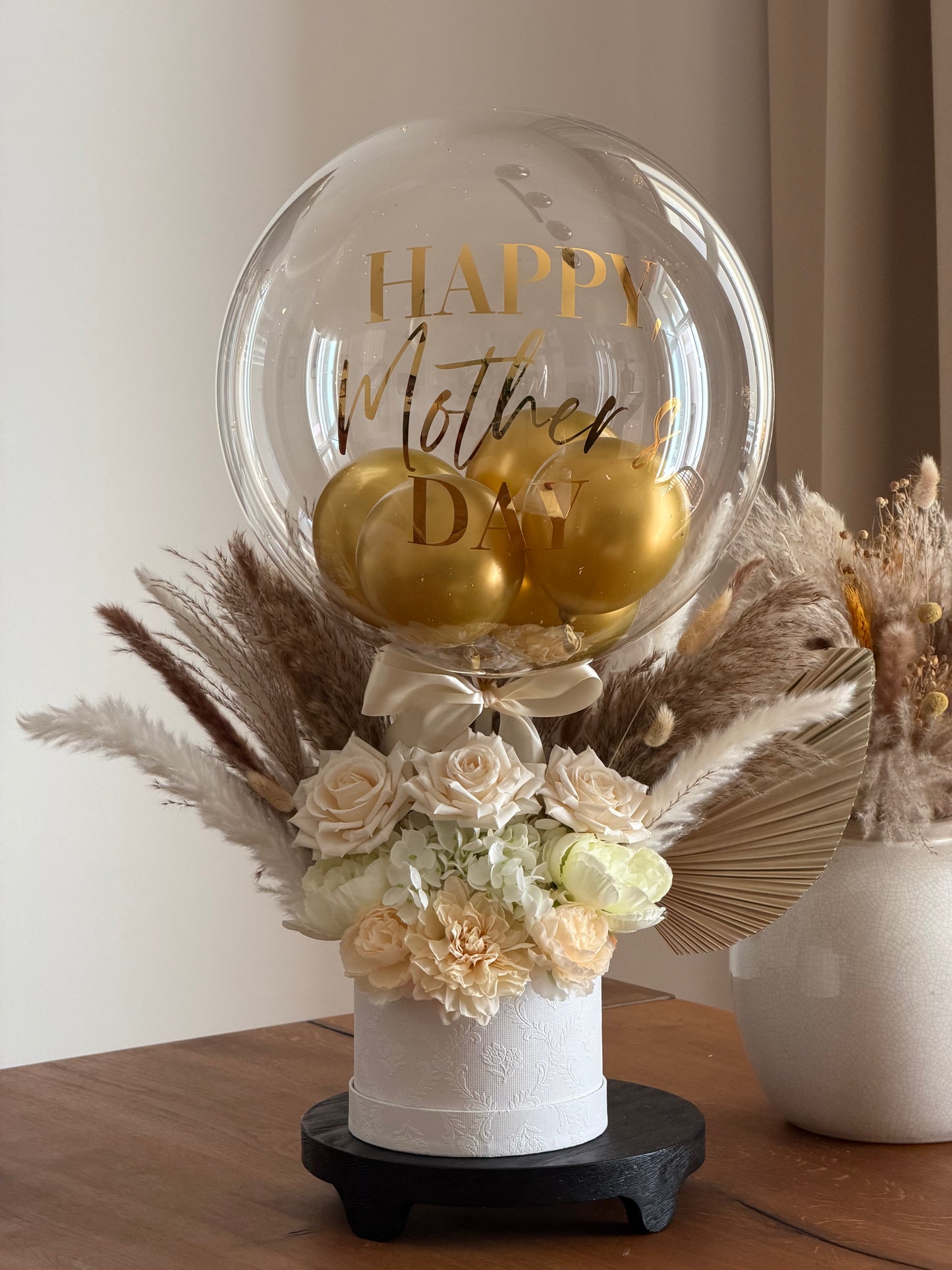 Personalised Luxury Dried Flowers Balloon Gift Box