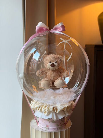 Teddy Bear On Swing Balloon Gift