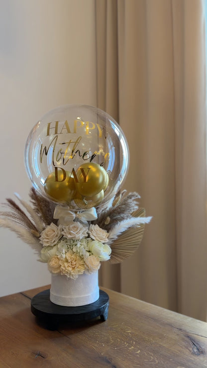 Personalised Luxury Dried Flowers Balloon Gift Box
